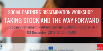 Social Partner’s Dissemination Workshop on Occupational Safety and Health and Continuing Professional Development