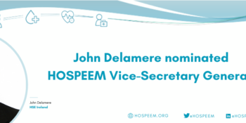 John Delamere nominated Vice-Secretary General of HOSPEEM